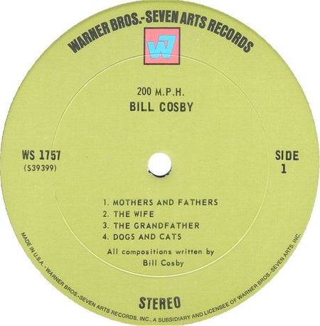 Bill Cosby : 200 M.P.H. (LP, Album, Ter)