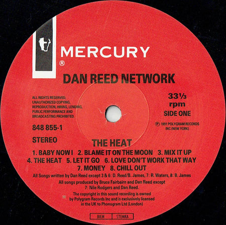 Dan Reed Network : The Heat (LP, Album)