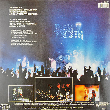 Iron Maiden : Iron Maiden (LP, Album, RE)