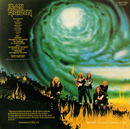 Iron Maiden : The Number Of The Beast (LP, Album)