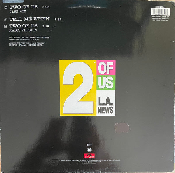 L.A. News : Two of Us (12")