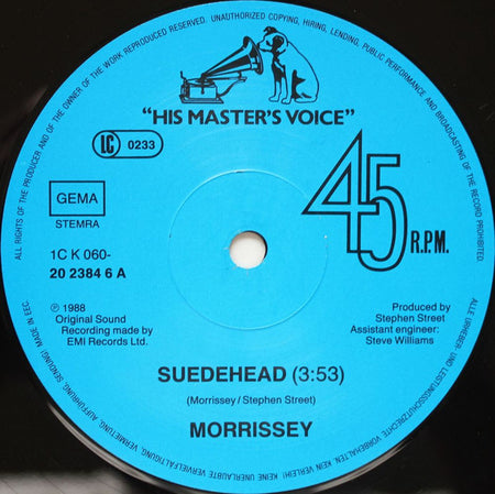 Morrissey : Suedehead (12", Single)
