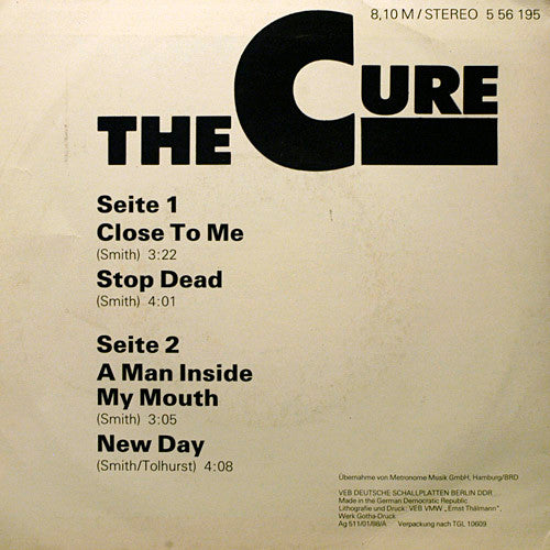 The Cure : The Cure (7", EP, X B)