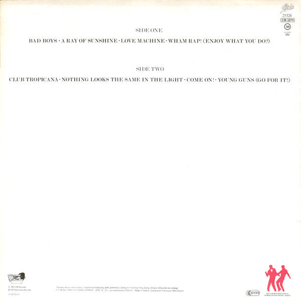 Wham! : Fantastic (LP, Album, RE)