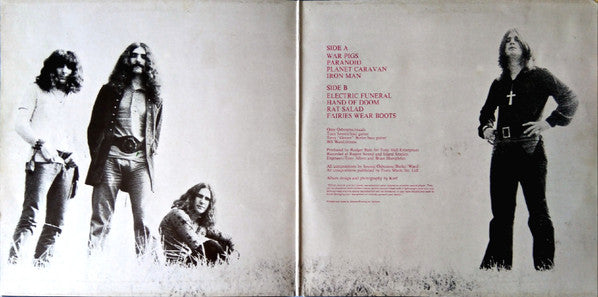 Black Sabbath : Paranoid (LP, Album, RE, Gat)