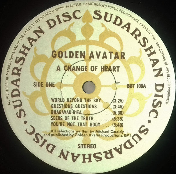 Golden Avatar : A Change Of Heart (LP, Album)