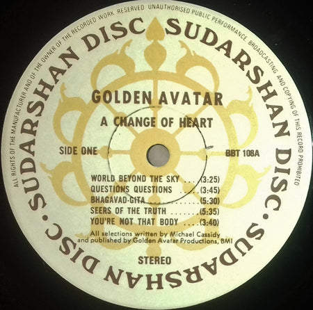 Golden Avatar : A Change Of Heart (LP, Album)