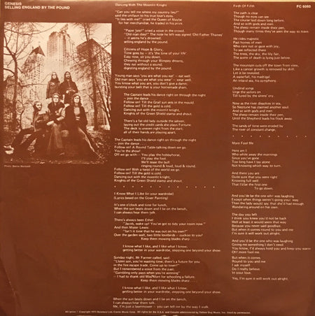 Genesis : Selling England By The Pound (LP, Album, PR )