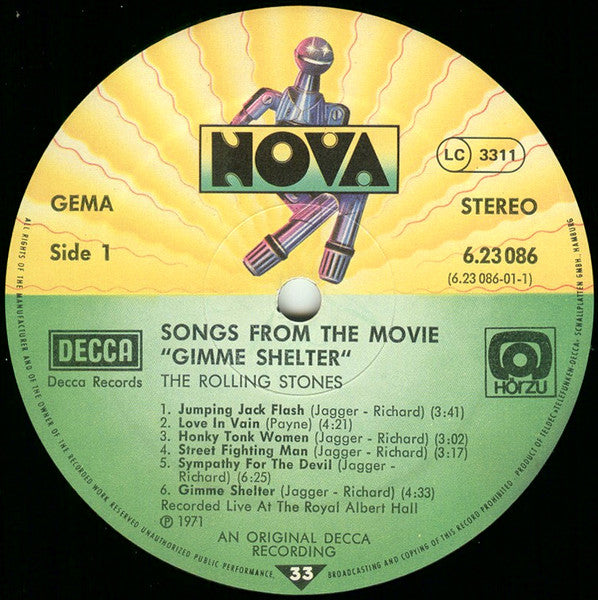 The Rolling Stones : Gimme Shelter (LP, Comp, RE, HÖR)