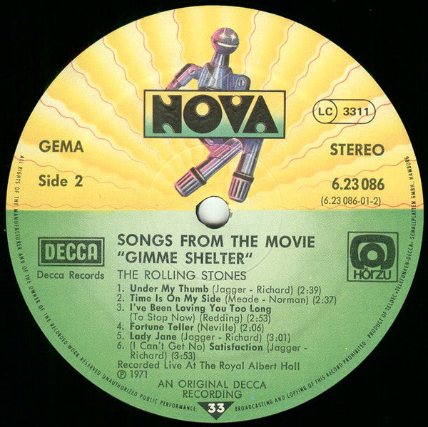 The Rolling Stones : Gimme Shelter (LP, Comp, RE, HÖR)