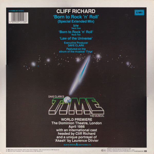 Cliff Richard : Born To Rock 'N' Roll (12", Maxi)