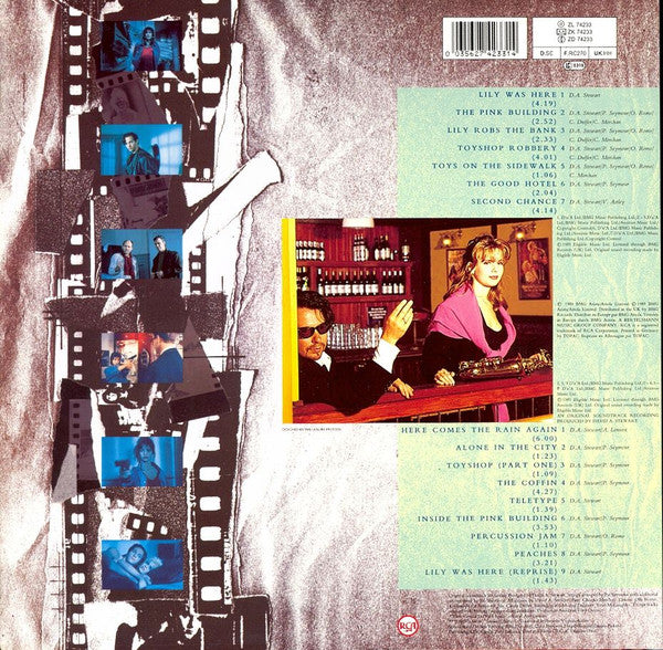 David A. Stewart And Featuring Candy Dulfer : Lily Was Here (LP, Album)