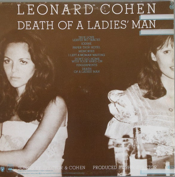 Leonard Cohen : Death Of A Ladies' Man (LP, Album, Gat)