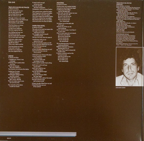 Leonard Cohen : Death Of A Ladies' Man (LP, Album, Gat)