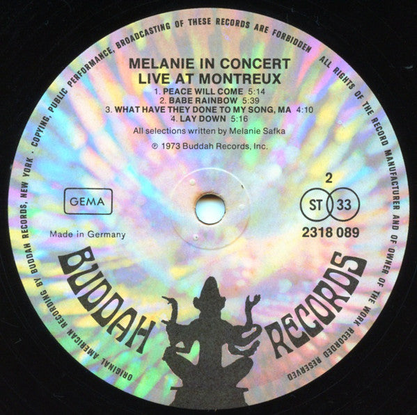Melanie (2) : In Concert - Live At Montreux (LP, Album)