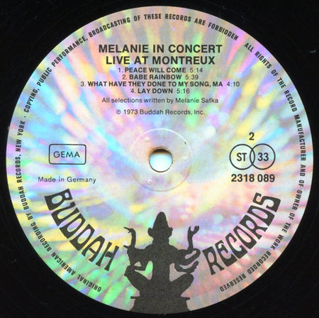 Melanie (2) : In Concert - Live At Montreux (LP, Album)