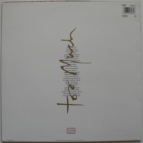 Bros : Too Much (12", Maxi)