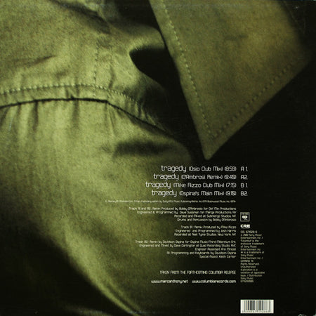 Marc Anthony : Tragedy (12")