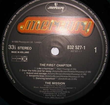 The Mission : The First Chapter (LP, Comp)
