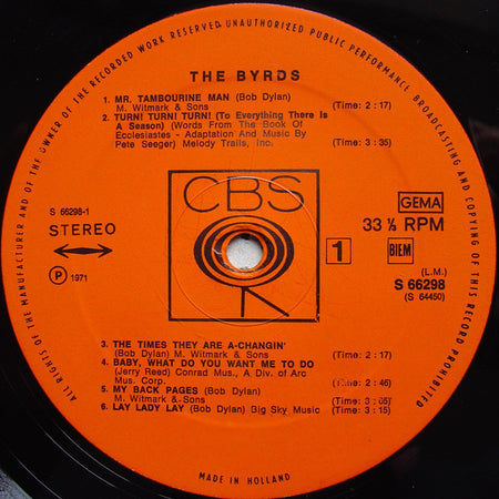 The Byrds : The Byrds (2xLP, Comp, Gat)