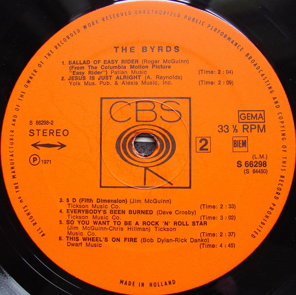 The Byrds : The Byrds (2xLP, Comp, Gat)