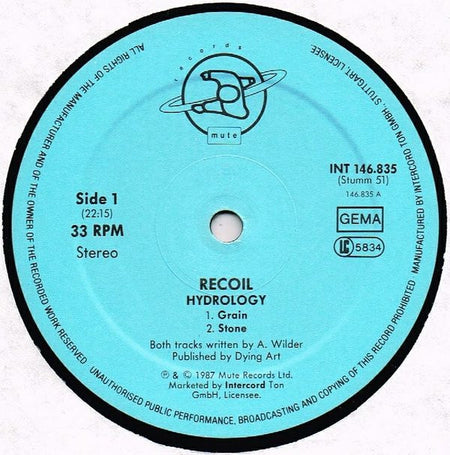 Recoil : Hydrology (LP, Album)