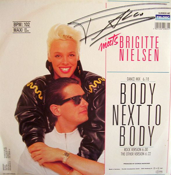 Falco Meets Brigitte Nielsen : Body Next To Body (Dance Mix) (12", Maxi)