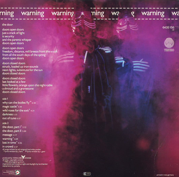 Warning (2) : Warning (LP, Album, Red)