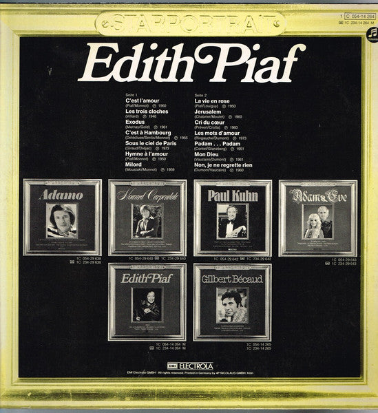 Edith Piaf : Starportrait (LP, Comp)