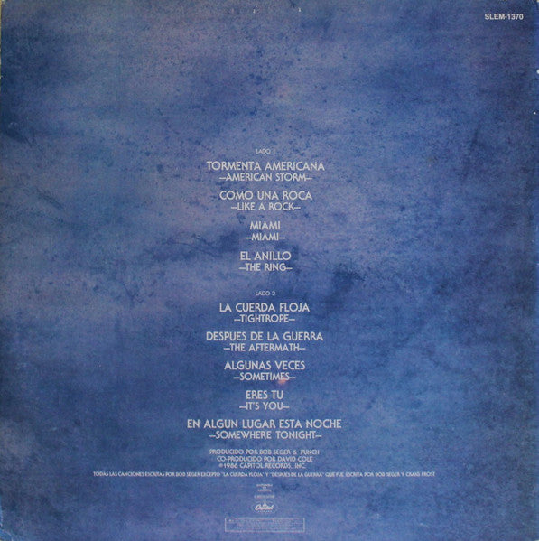 Bob Seger & The Silver Bullet Band* : Like A Rock (LP, Album)