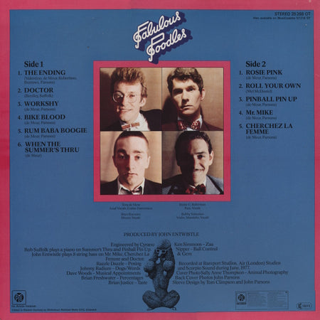 Fabulous Poodles : Fabulous Poodles (LP, Album)
