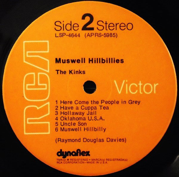 The Kinks : Muswell Hillbillies (LP, Album, Roc)