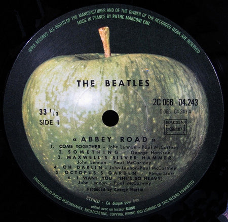 The Beatles : Abbey Road (LP, Album, M/Print, RE)