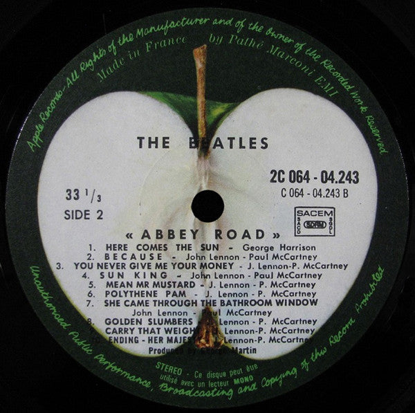 The Beatles : Abbey Road (LP, Album, M/Print, RE)
