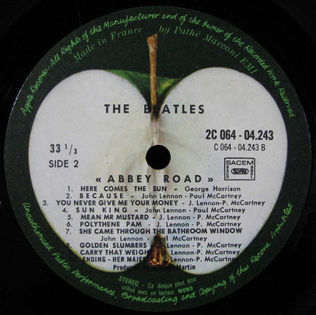 The Beatles : Abbey Road (LP, Album, M/Print, RE)