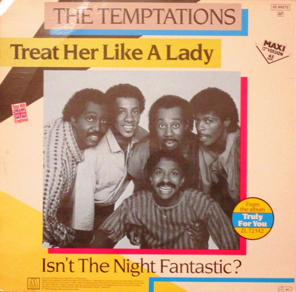 The Temptations : Treat Her Like A Lady (12", Maxi)