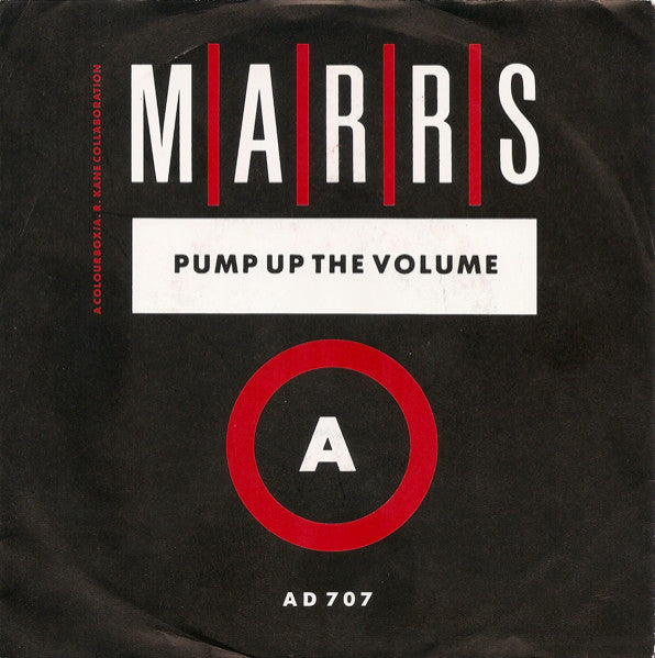 M|A|R|R|S : Pump Up The Volume (7", Single, M/Print)