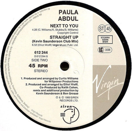 Paula Abdul : Forever Your Girl (12")