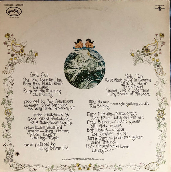 Brewer And Shipley : Tarkio (LP, Album, RE, Gat)
