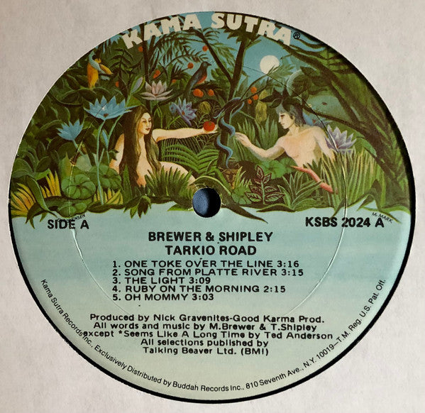 Brewer And Shipley : Tarkio (LP, Album, RE, Gat)