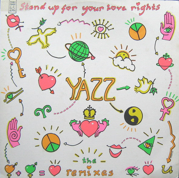 Yazz : Stand Up For Your Love Rights (The Remixes) (12", Maxi, Mono, Ora)