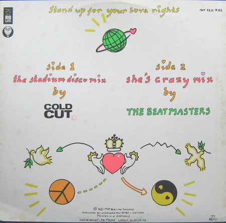 Yazz : Stand Up For Your Love Rights (The Remixes) (12", Maxi, Mono, Ora)