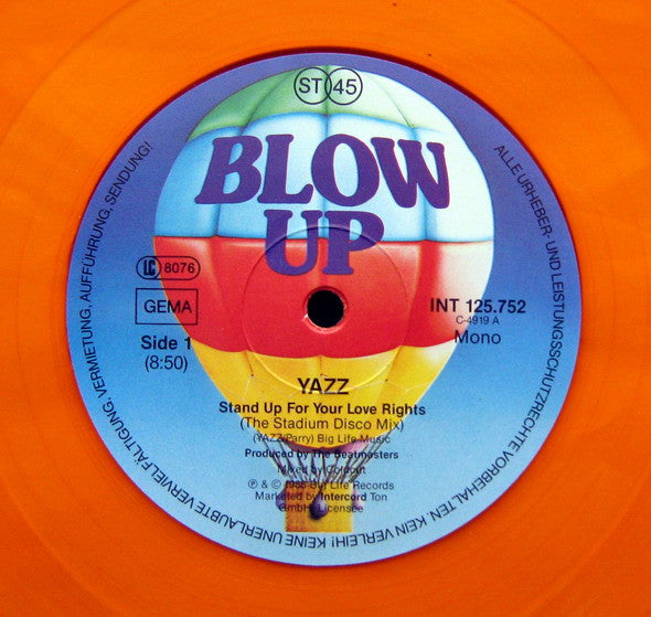 Yazz : Stand Up For Your Love Rights (The Remixes) (12", Maxi, Mono, Ora)