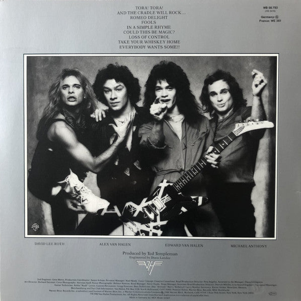 Van Halen : Women And Children First (LP, Album, RP)
