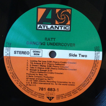 Ratt : Dancing Undercover (LP, Album)