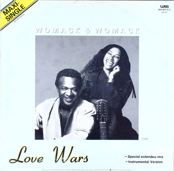 Womack & Womack : Love Wars (Extended Remix) (12", Maxi)