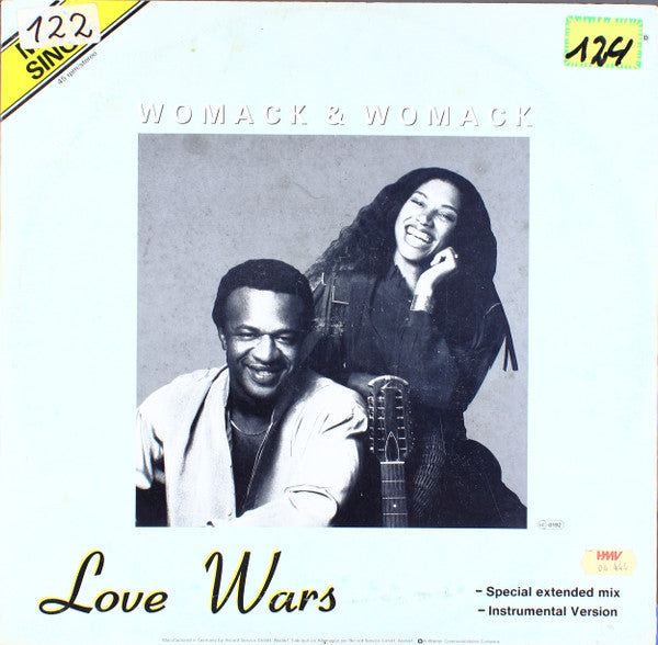 Womack & Womack : Love Wars (Extended Remix) (12", Maxi)