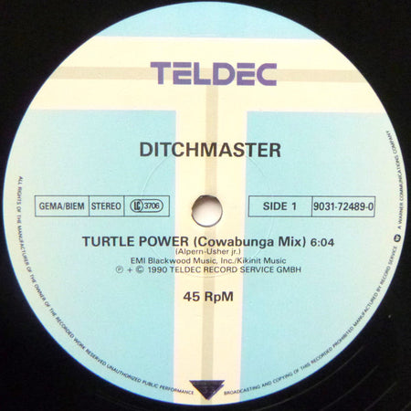 Ditchmaster : Turtle Power (12")