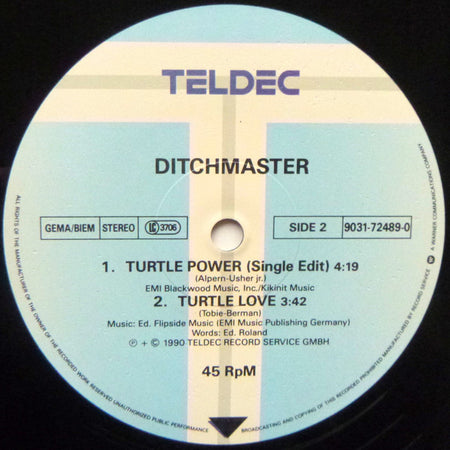 Ditchmaster : Turtle Power (12")