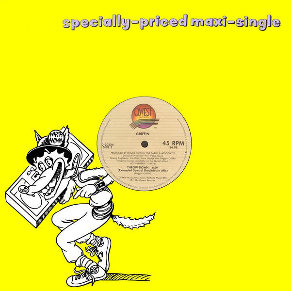 Reggie Griffin : Throw Down (12", Maxi)